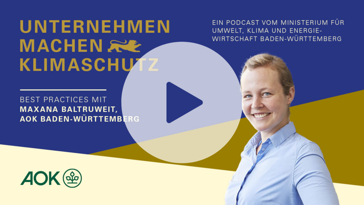 Podcast-Cover mit Bild von Maxana Baltruweit