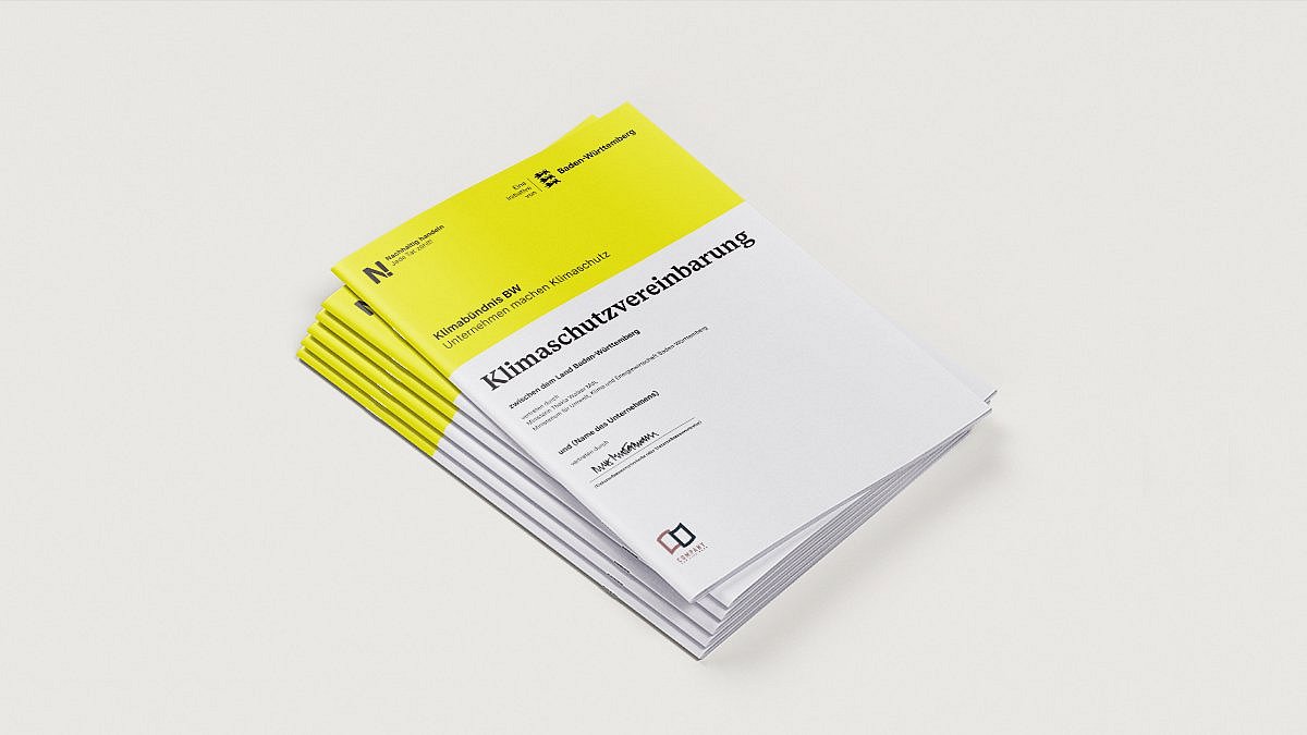 Mock-Up der Klimaschutzvereinbarung