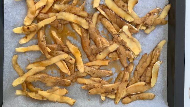 Vermeintlicher Kartoffelabfall.