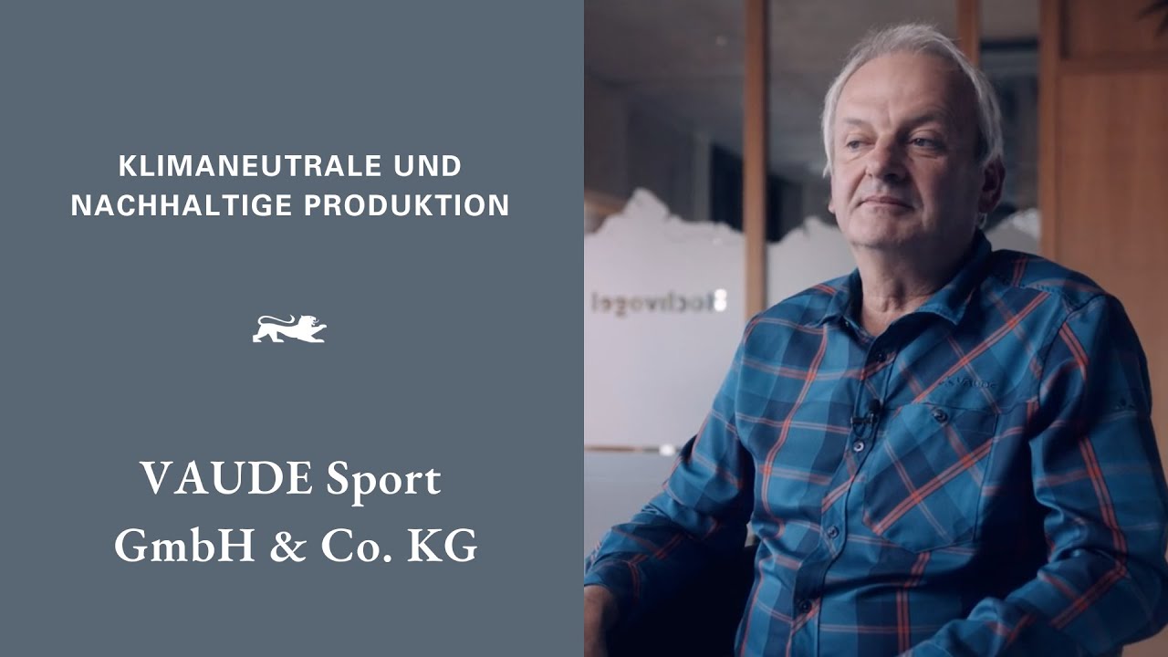 Ein Podcast mit dem Unternehmen VAUDE zu ihren Maßnahmen zu einer klimaneutralen und nachhaltigen Produktion.