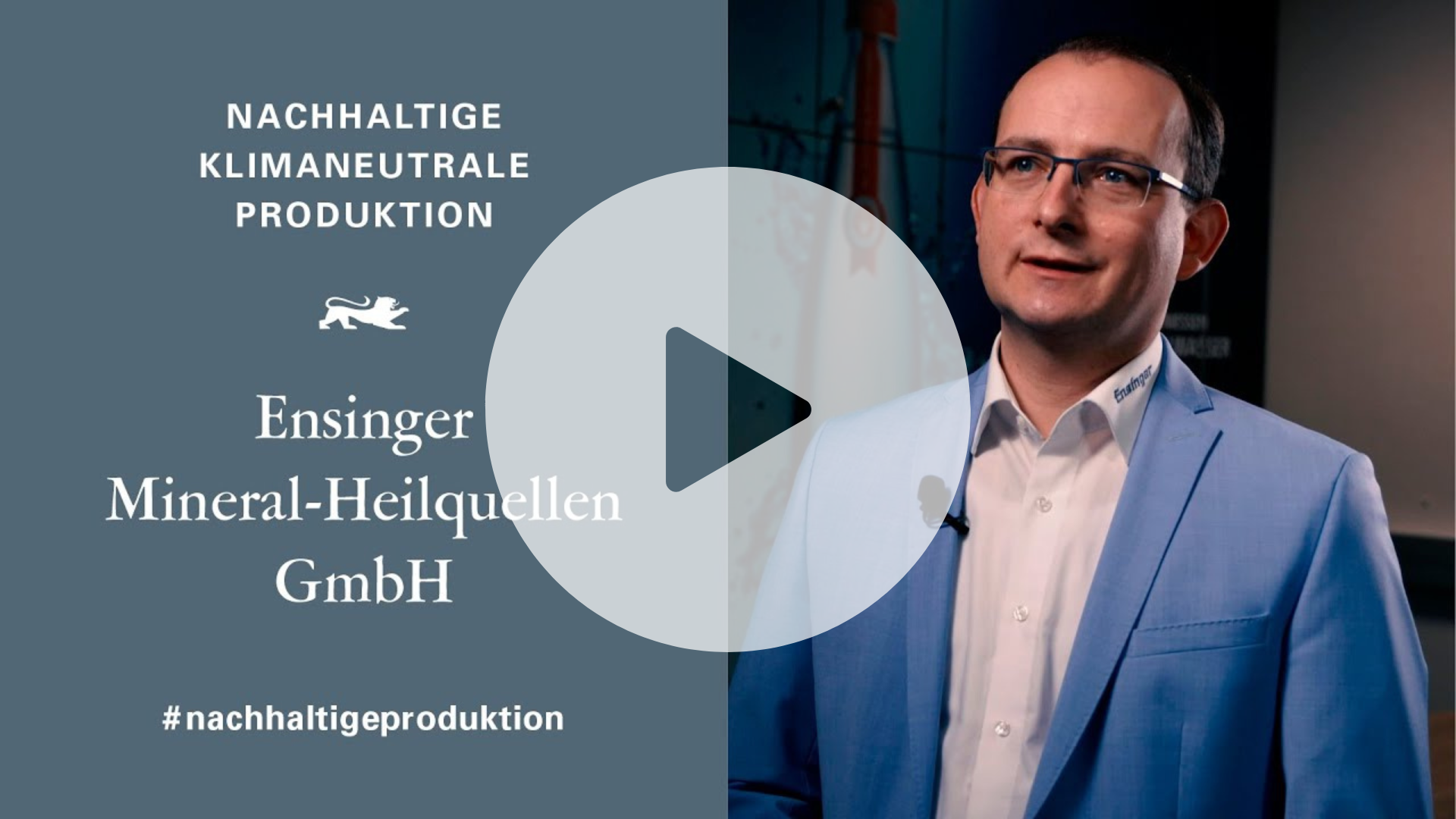 Film-Cover mit Bild von Frank Lehmann, darüber ein transparentes Play-Zeichen.