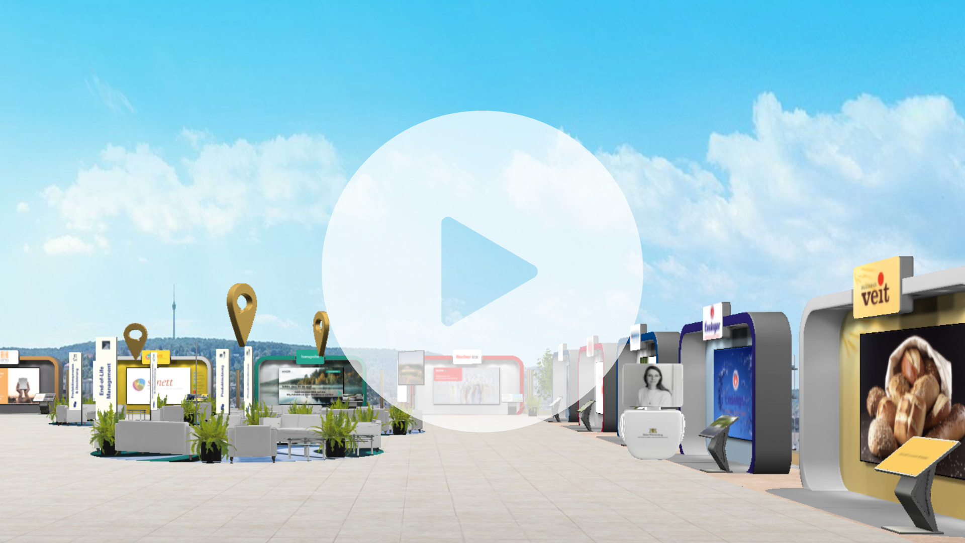 Screenshot des Videos für die digitale Messe
