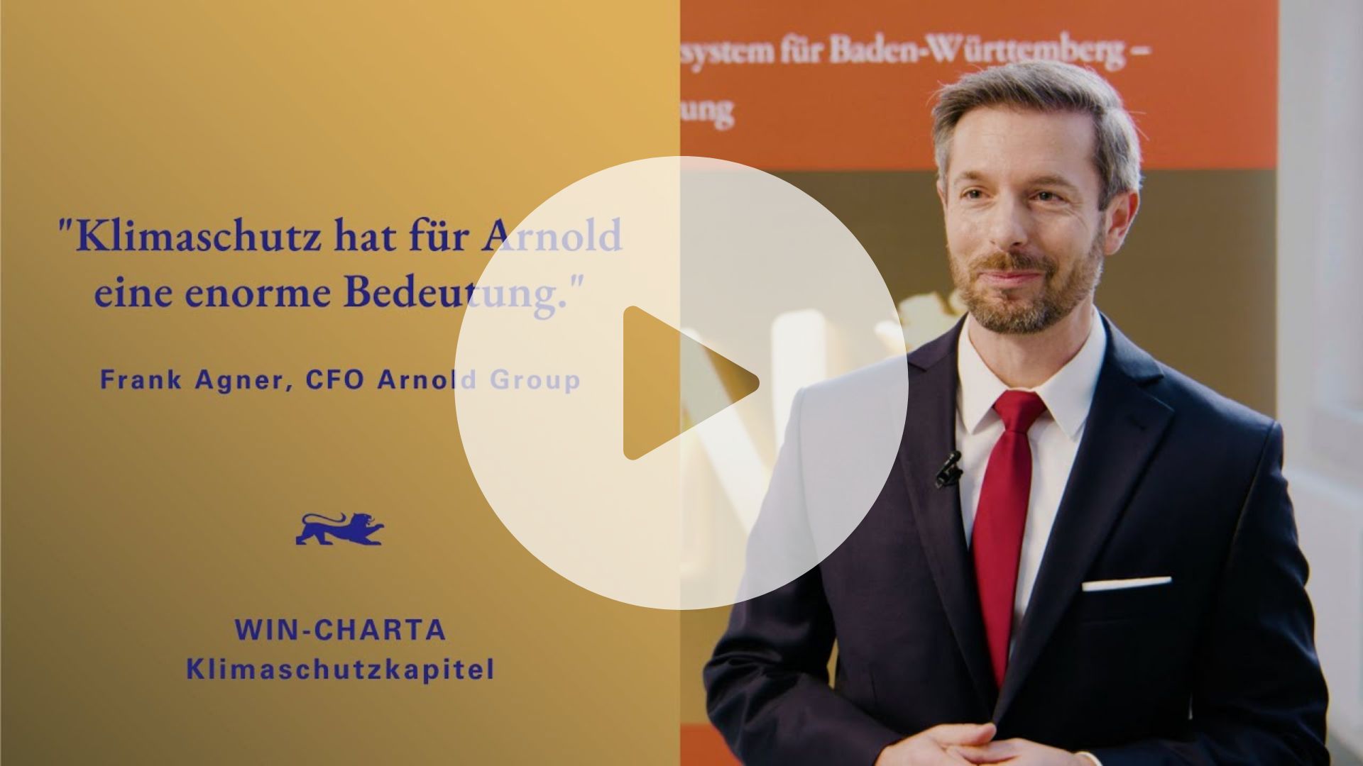 Film-Cover mit Bild von Frank Anger, darüber ein transparentes Play-Zeichen.