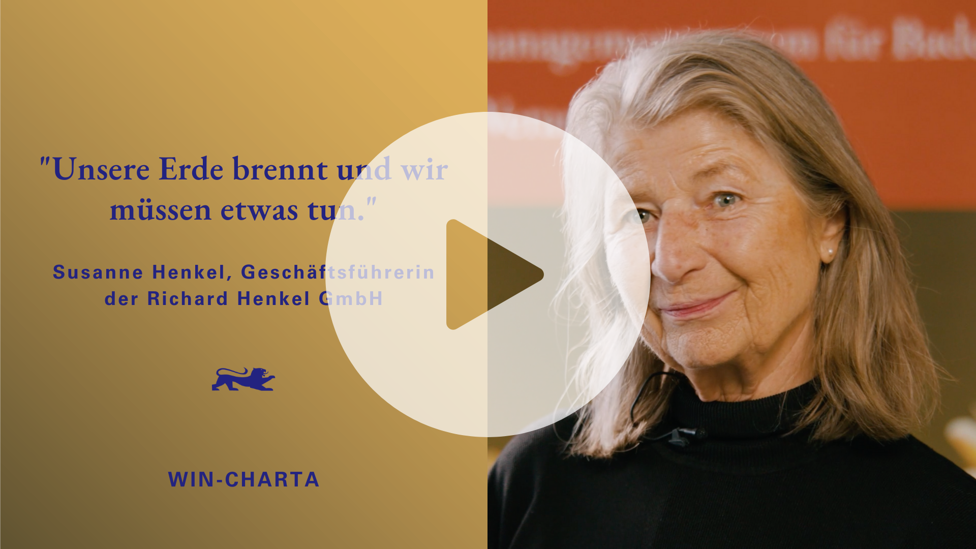 Film-Cover mit Bild von Susanne Henkel, darüber ein transparentes Play-Zeichen.